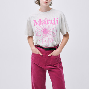 男女通用T 4色 UNISEX TSHIRT TRIPLE FLOWER